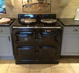 3 oven Black, Gas PF